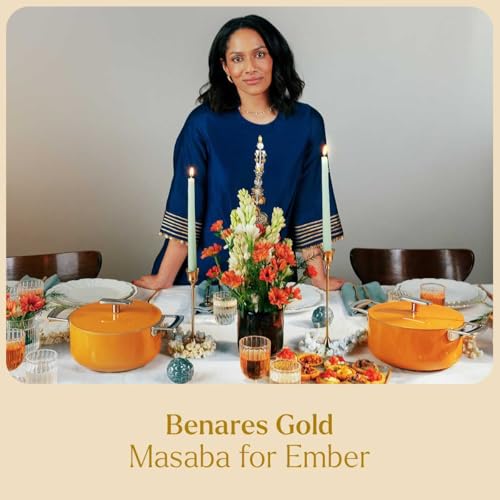 Ember Cookware Arcilla Ceramic Saucepan 20cm | Induction Cookware | Non Stick Pan with Glass Lid | ISI Certified | Ceramic Cookware | Tea Pan |... - Image 5