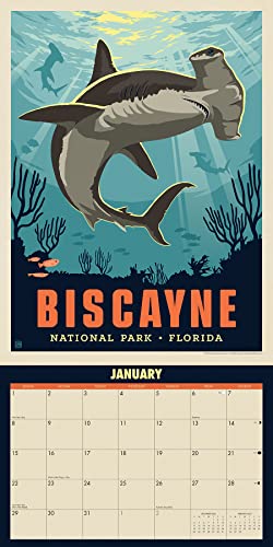 National Parks (Art) 2023 Wall Calendar #TOP2