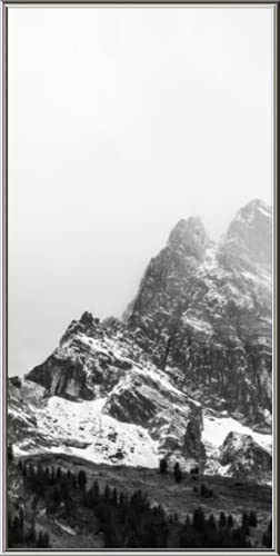 Frame It Easy 14 x 28 Gloss Silver Metal Frame (Hanover)