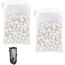 BioMax Filter Media Kit Compatible with Fluval U Underwater Filters U2, U3, U4, A495 Replacement Filter Media to Boost Biological Filtration for Crystal Clear Fish Aquarium Water - 2 Pack Total 220g