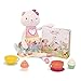 B. toys Teeservice Set mit Kuscheltier Katze – Spielzeug Essen, Geschirr, Bilderbuch, Plüschtier Ballerina – Kinderküche Zubehör für Kinder ab 18 Monate