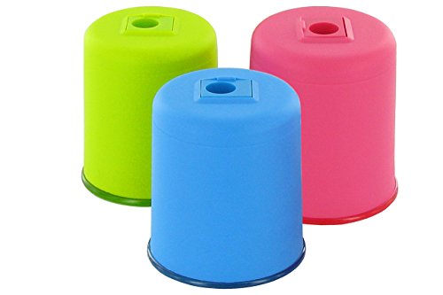 Kum 303.10.21 Anspitzer aus Polystyrol, 1 Loch, verschiedene Farben