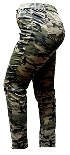 Jack David Womens Plus Size Camo Camouflage Skinny Jeans Cargo Pants4