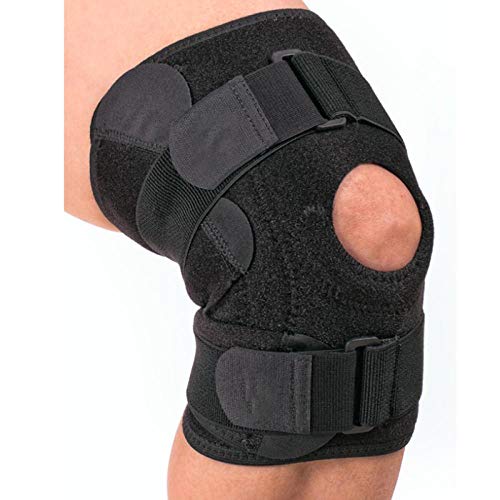 Gifftiy American Football Thigh & Knee Padsmen Women Black Adjustable Band Knee Pads For Work Joint Ligament Gear Sports Kneepads Workplace Safety Supplies