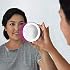 Zadro Compact 10X Magnification LED Lighted Suction Cup Mount Beauty Makeup Mirror, Pink
