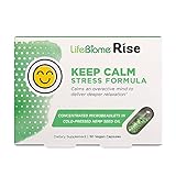 Healthy Directions LifeBiome Rise Keep Calm with Sensoril Ashwagandha and Saffron Extract in Innovative Microbeadlets Helps You Keep Calm and Cool