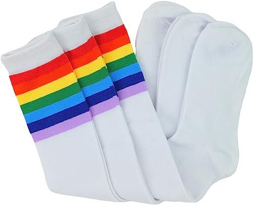 Image of ToBeInStyle Women's Colorful Patterned Design Knee High Socks