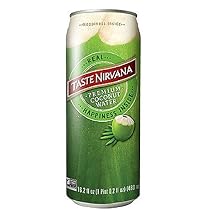 Taste Nirvana Real Premium 16.2 Ounce Cans، Coconut Water، 194.4 Fl Oz، Pack of 12