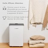 Bosch Dry 4000 Dehumidifier - Easy, Efficient, Quiet, Perfect for Home and Bedroom - Quick Drying of Laundry - 4