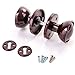 Price comparison product image White Hinge 60mm Brown Plastic Rim Mortice Door Knob Set - Door/Shed/Gate/Garage Lock Handle