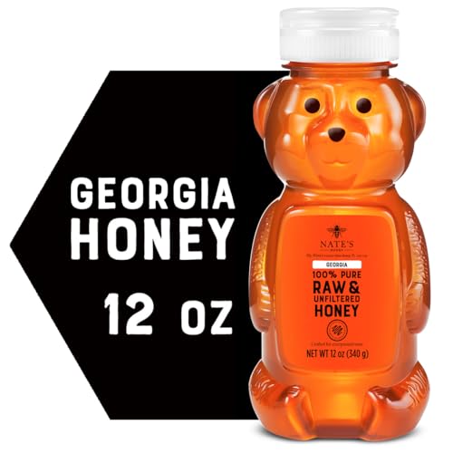 Miel cruda y pura de Georgia Nature Nate's 12 oz miniatura 1