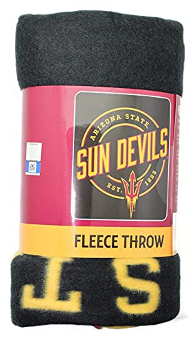 Northwest NCAA Arizona State Sun Devils Unisex-Adult Fleece Throw Blanket, 50" x 60", Campaign