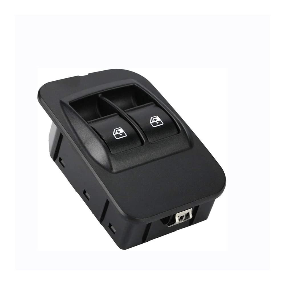 WOLWES Interruptor Ventana Energía para Peugeot para Bipper Power Interruptor De Control Ventana Puerta Conductor Izquierdo Botón Elevador Vidrio 735461275 Control Elevalunas Eléctrico