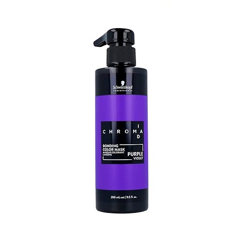 Schwarzkopf ChromaId - Máscara de color (intenso), color morado, 10.1 fl oz