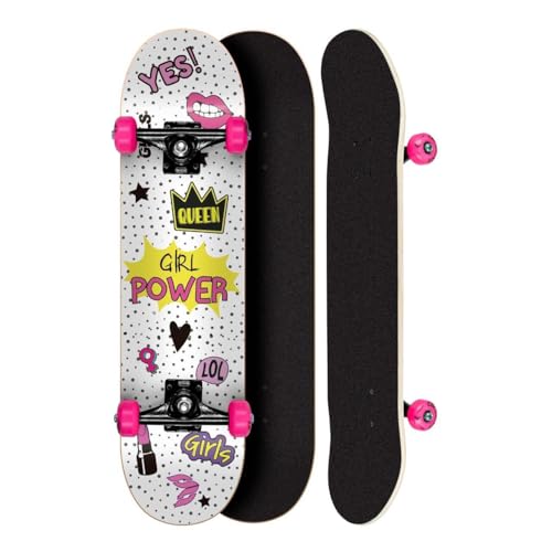 Skate Montado Profissional Cisco Feminino Collage 8'