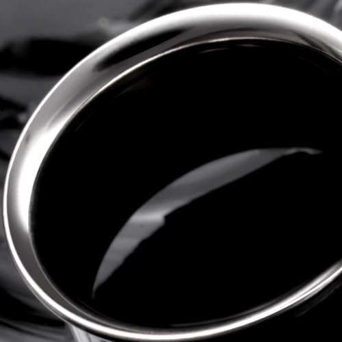 COOEAR Titanium Earrings Piercing Tunnels, 1 Pair Ear Gauges Stretchered Plugs, Steel Color Eyelet Body Jewelry.4