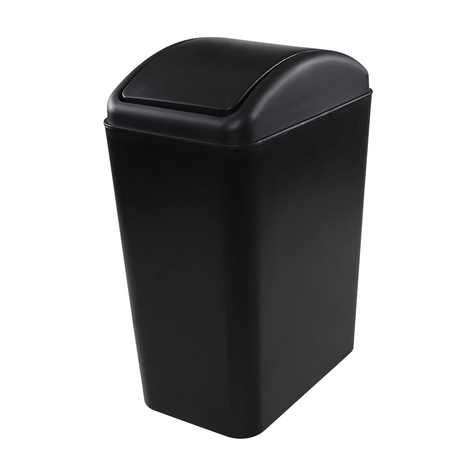 Tstorage 4.5 Gallon Plastic Trash Can with Swing Lid, Slim Swing Top