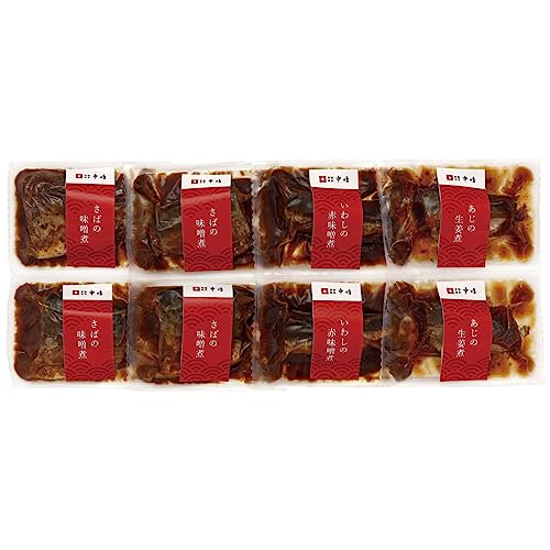 新宿割烹中嶋煮魚3種 さばの味噌煮 4切 いわしの赤味噌煮 あじの生姜煮 各2尾 惣菜 煮魚