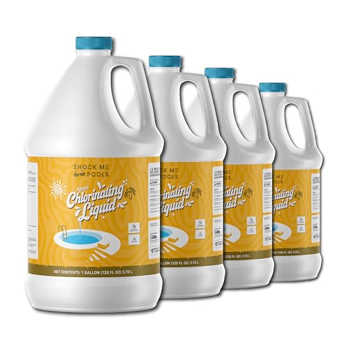 Shock Me Chlorinating Liquid, 10% Sodium Hypochlorite Pool Shock, Reliable