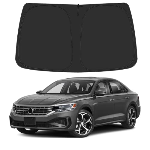 ULROLIT Windshield Sun Shade for 2012-2022 Volkswagen VW Passat Accessories, Foldable Window...