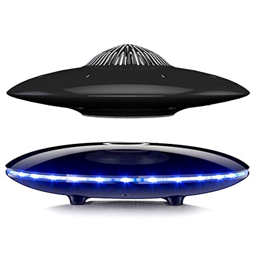 Preisvergleich Produktbild Levitating Lautsprecher, Magnetische Ufo Levitating Lautsprecher, Led Flash Bluetooth Lautsprecher, Wireless Floating Wiederaufladbares Eingebautes Mikrofon A