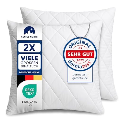 Amazon Basics - Kissenbezug, Mikrofaser Dunkelgrau - 2er-Set 5 Kopfkissen (40x40 cm groß) - 2er Set Kissen für Bett und als Dekokissen - Mit Reißverschluss für Füllung - Sofakissen - Zierkissen für Couch und Sofa - Ökotex - Waschbar bis 60° - Weiß