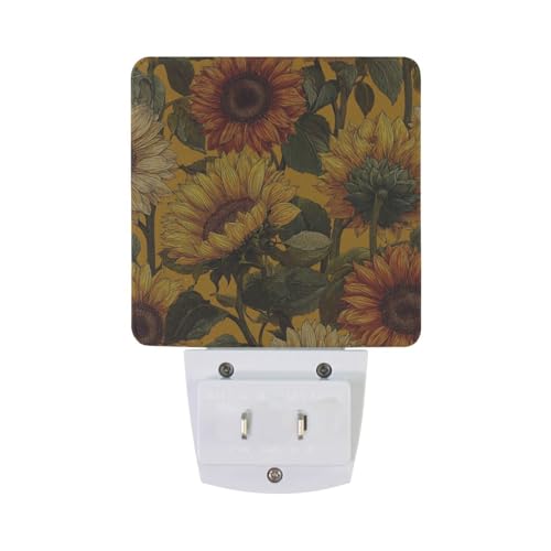 Luz nocturna sensor girasol blanca miniatura 6