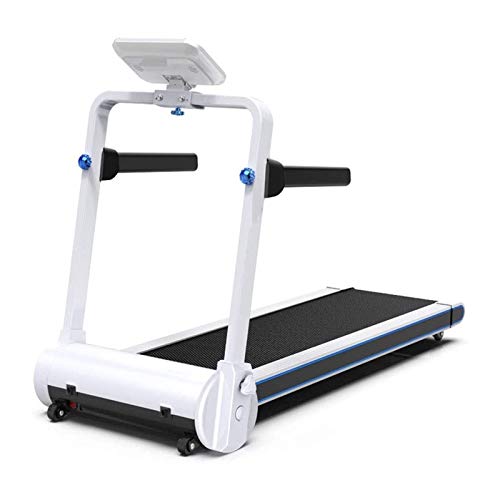 Caminadora eléctrica plegable con display LCD y ruedas