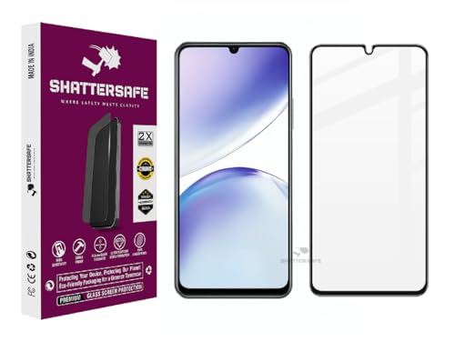 Image of Oleophobic Tempered Glass Screen Protector Compatible For Realme Narzo N53 / C53 [Pack of 1]. Edge To Edge Full Screen Protection With Easy Installation Kit & Case Friendly Fit.
