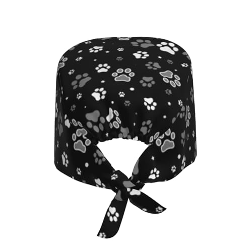 Image of Unisex Adjustable Surgical Sweatband - Elastic Bandage Cap - Scrub Caps for Nurse Working Cap