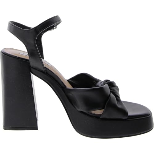 Steve Madden Womens Acceptance Faux Leather Ankle Strap Platform Heels2