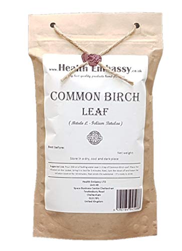 Heavy Metals Detox - How to Get Rid of Toxic Heavy Metals 34 Health Embassy Common Birch Leaf | Betula L | Herbal Tea (50g)