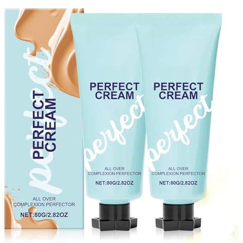 Perfeccionador de Cutis, Tinte en Crema Perfect Skin, Perfeccionador de Cobertura Corporal, Unifica el Tono de Piel y Base de Maquillaje Ligera, Resistente al Agua y a las Transferencias