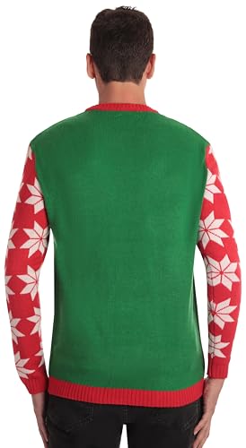 #followme Mens Ugly Christmas Sweater - Sweaters for Men - Image 4
