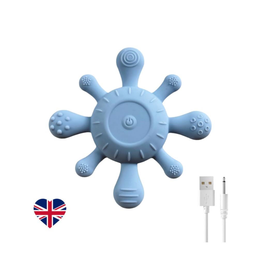 Sensory Junction Baby Teething Toy Vibrating Sensory Chew for Autism, Special  Needs, Babies 3-12M Calming Teether with Textures, Rechargeable & Safe  Sensory Toys for Kids