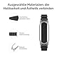 PLAUD NotePin Armband, Verstellbares tragbares Band für den NotePin KI-Sprachrekorder, Atmungsaktives Nylonband mit Klettverschluss, Für 18,5-23,5 cm Handgelenke, NotePin KI-Sprachrekorder-Zubehör