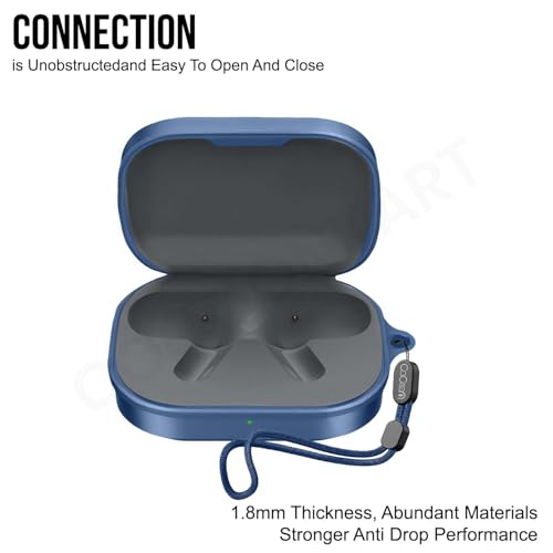 Image of Silicone Case Cover Compatible for Realme Buds Air 8 (2026) (Blue)