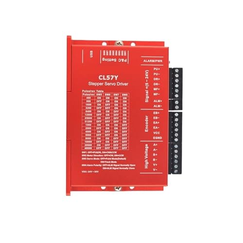 Driver pas à pas CL57Y précision boucle fermée 0-7.0A boîtier aluminium ventilé - 2