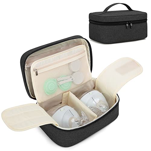 BAFASO Bolsa de Extrador de Leche Compatible con Extractor de Leche Willow y Elvie, Bolso de Sacaleches para Madres, Solo bolsa, Negro