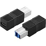 L'adaptateur imprimante vers USB-C permet de charger et de synchroniser les données simultanément sans interruption grâce à la technologie USB 3.0 avancée et à une connectivité robuste.