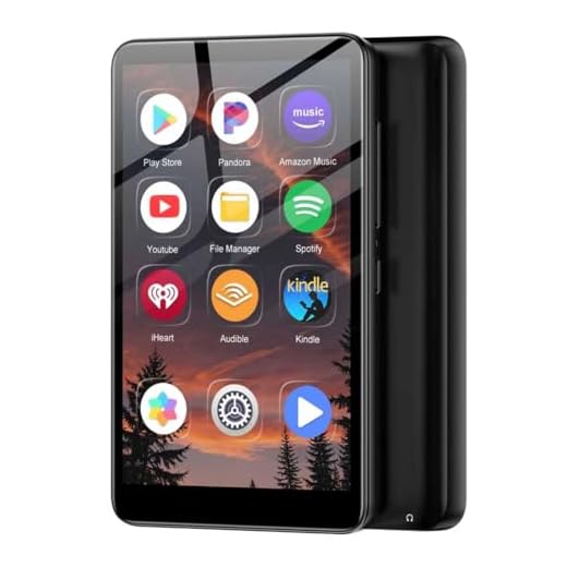 160GB MP3 Player mit Bluetooth und WiFi, MP3 Player Spotify, Android 13, 4,02 Zoll 1080P Touchscreen MP4 Player, tragbarer Musikplayer, Audible, Amazon Music, Player Store, erweiterbar auf bis zu 1TB