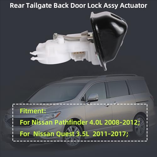 Image of Rear Liftgate Latch Tailgate Back Door Lock Assy Actuator for Nissan Pathfinder 4.0L 2009 2010 2011 2012,for Nissan Quest 3.5L 2011 2012 2013 2014 2015 2016 2017,90502-CY00A,90502CY00A