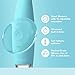 FOREO ISSA 3 Mint Rechargeable Electric Ultra-Hygienic Sonic Toothbrush with Silicone & PBT Polymer Bristles