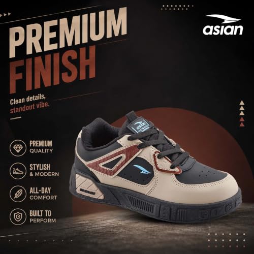 Image of ASIAN Sonic-01 Kids Sneakers | Casual Sneakers with Cushioned Sole, Durable Synthetic Upper & Comfort for Boys & Girls