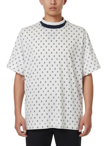 [ジャックバニー] 半袖 モックネックシャツ (吸水速乾性・UVカット) / メンズ / 262-6167347 030_ホワイト 6 [LL]