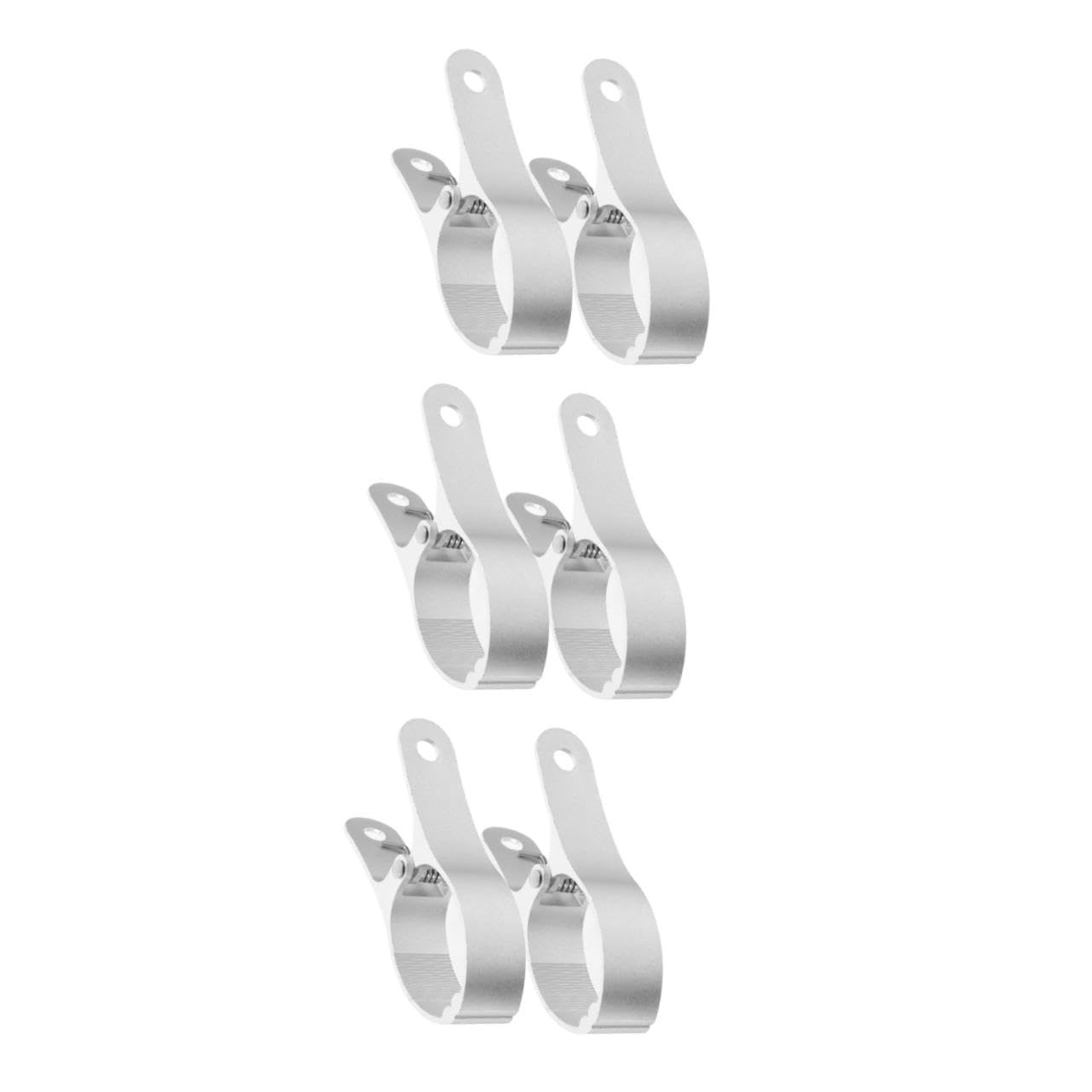 6piezas Clips De Ropa Antideslizantes y Resistente Al Viento para Secar Ropa Toallas y Mantas Clips Multiusos De Aleación De
