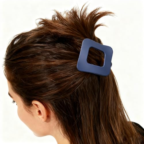 Pinzas cuadradas para cabello, set de 4 multicolor miniatura 2