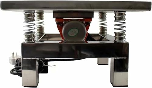 Mesa vibratoria eléctrica para concreto, plataforma de vibración para pruebas en banco, equipo vibrador para yeso, acero inoxidable mini mesa vibratoria miniatura 4
