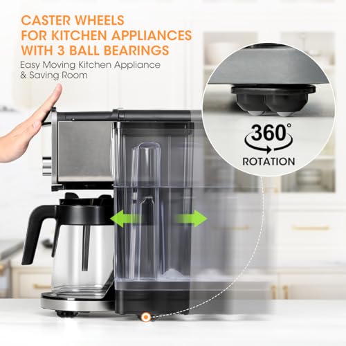 Image of Aieve Appliance Rollers, 8 pcs Appliance Slider for Kitchen Countertop