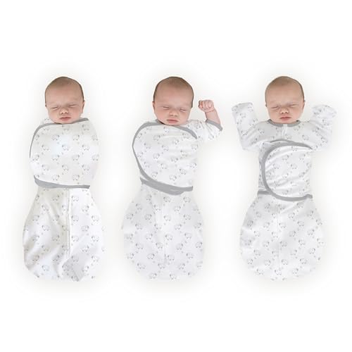 Image of SwaddleDesigns 6-Way Omni Swaddle Sack, Arms Up Swaddle for Newborn, More Options to Calm Startle Reflex, Improves Sleep